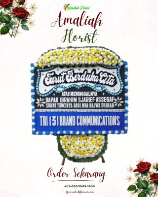 Papan Bunga Duka di Jambon