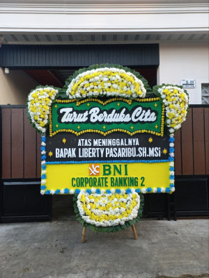 Papan Bunga Duka di Jambon