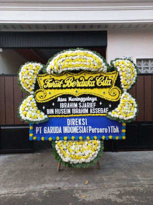 Papan Bunga Duka di Jambon
